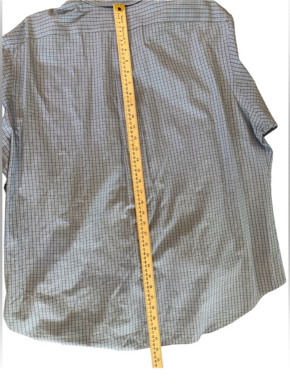 Ralph Lauren Blue & Black Plaid Polo Classic Fit Button Down Shirt XXL - Picture 7 of 7